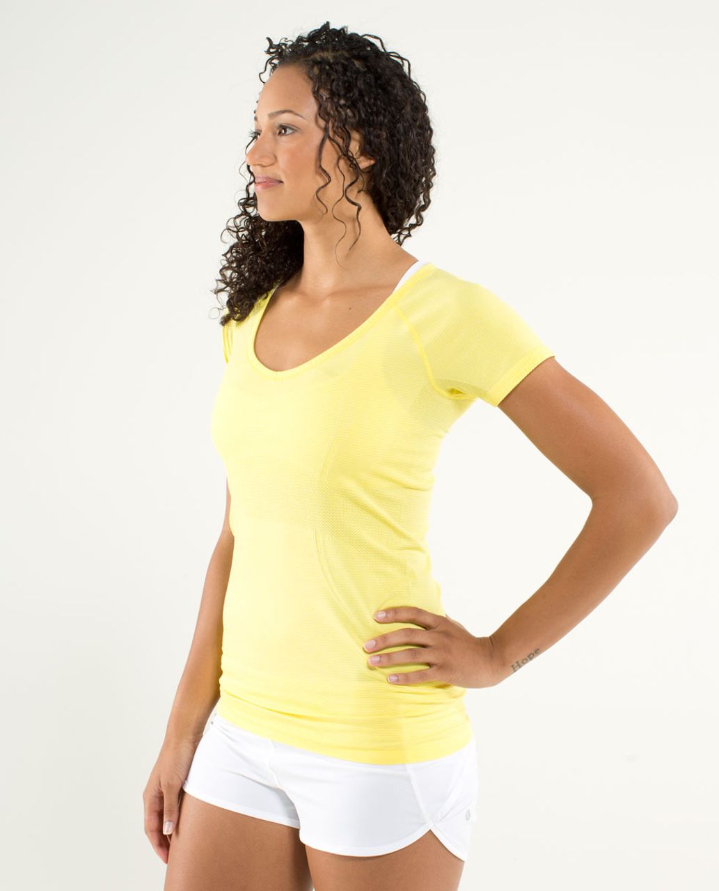 Lululemon Run:  Swiftly Tech V Neck - Sizzle