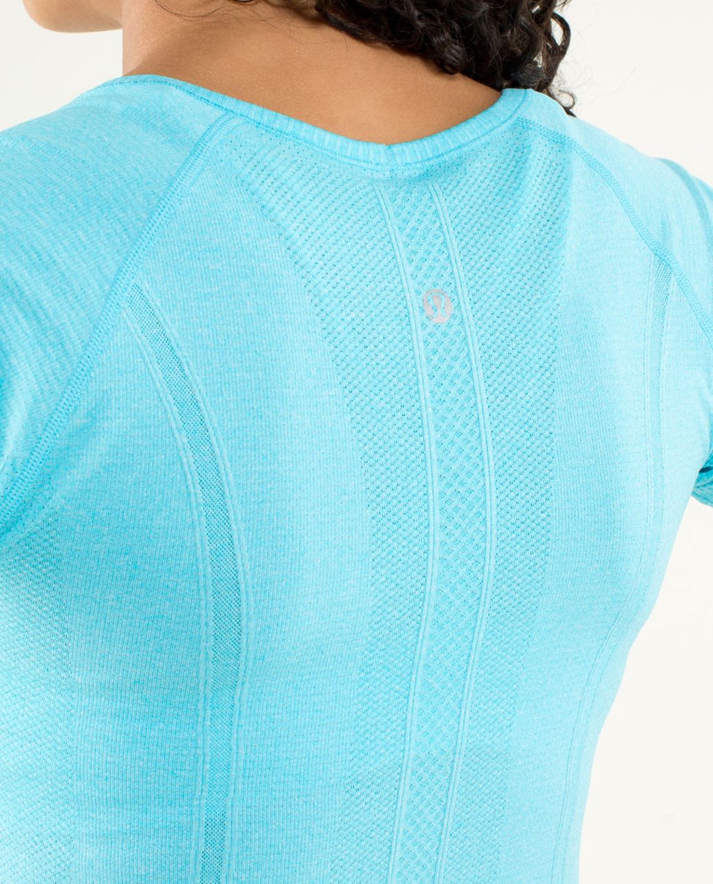 Lululemon Run:  Swiftly Tech V Neck - Spry Blue