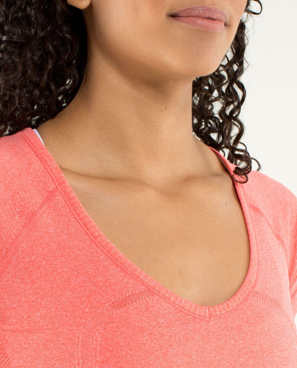 Lululemon Run:  Swiftly Tech V Neck - Love Red