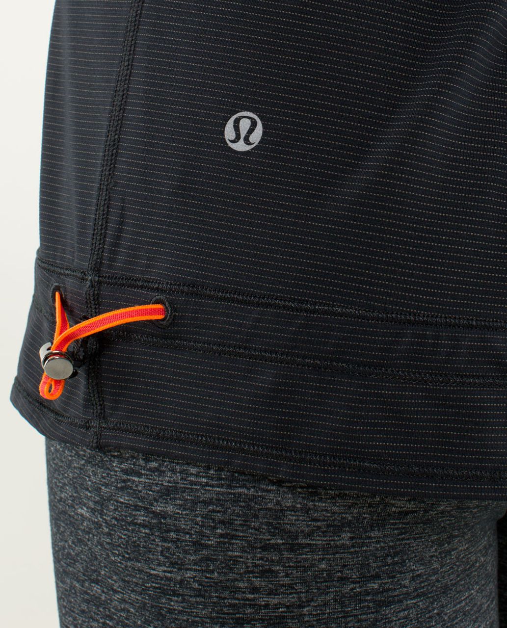 Lululemon Run:  Ta Ta Topper - Black / Mod Dot Printed Black