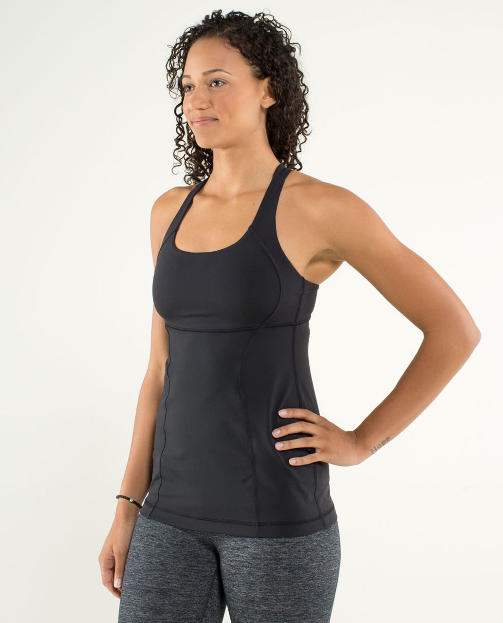 Lululemon Energy Tank - Black - lulu fanatics