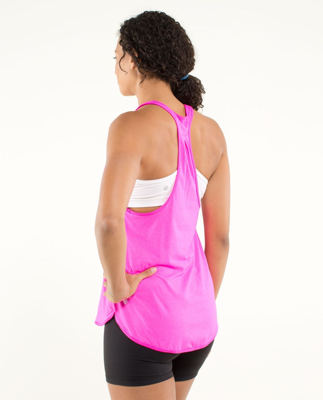 Lululemon 105 F Singlet - Heathered Raspberry Glow Light / Raspberry Glo Light