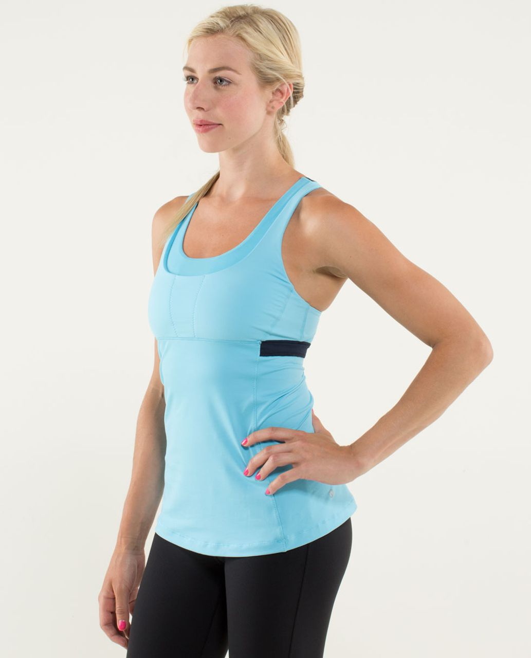 Lululemon Stuff Your Bra Tank II - Blue Moon / Inkwell / Blue Moon