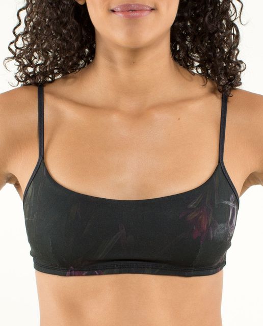 Lululemon Energy Bra - Hyper Stripe Mauvelous Heathered Black