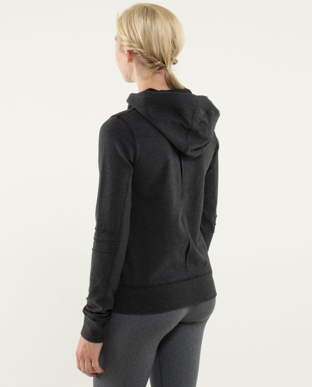 Lululemon Bliss Break Hoodie - Heathered Black / Black - lulu fanatics