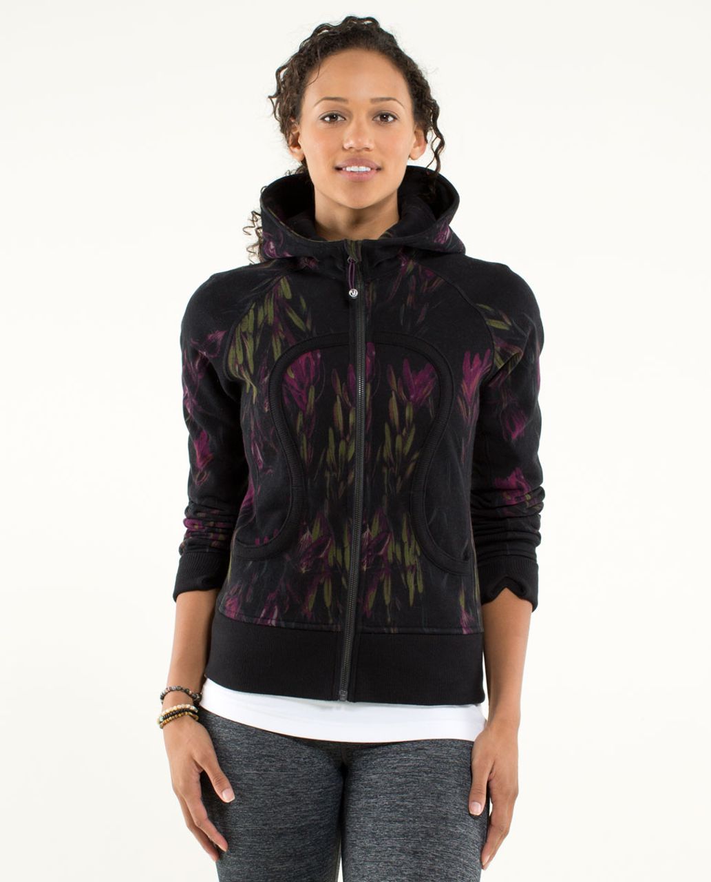 Lululemon Scuba Hoodie *Stretch (Lined Hood) - Midnight Iris Multi / Black