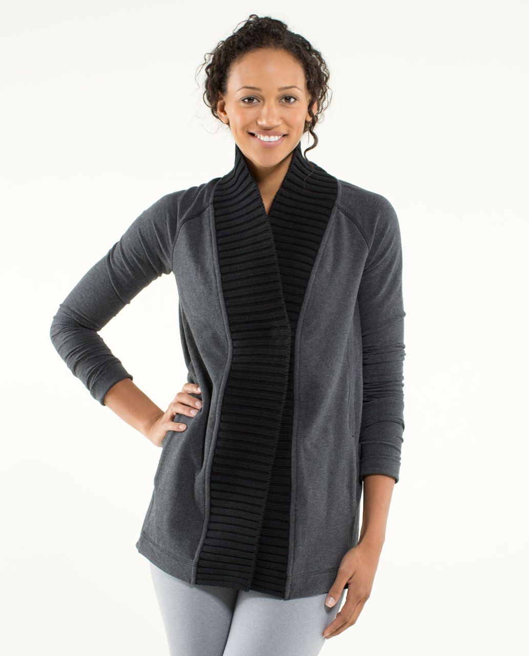 Lululemon Bliss Break Wrap - Heathered Black / Black / Black