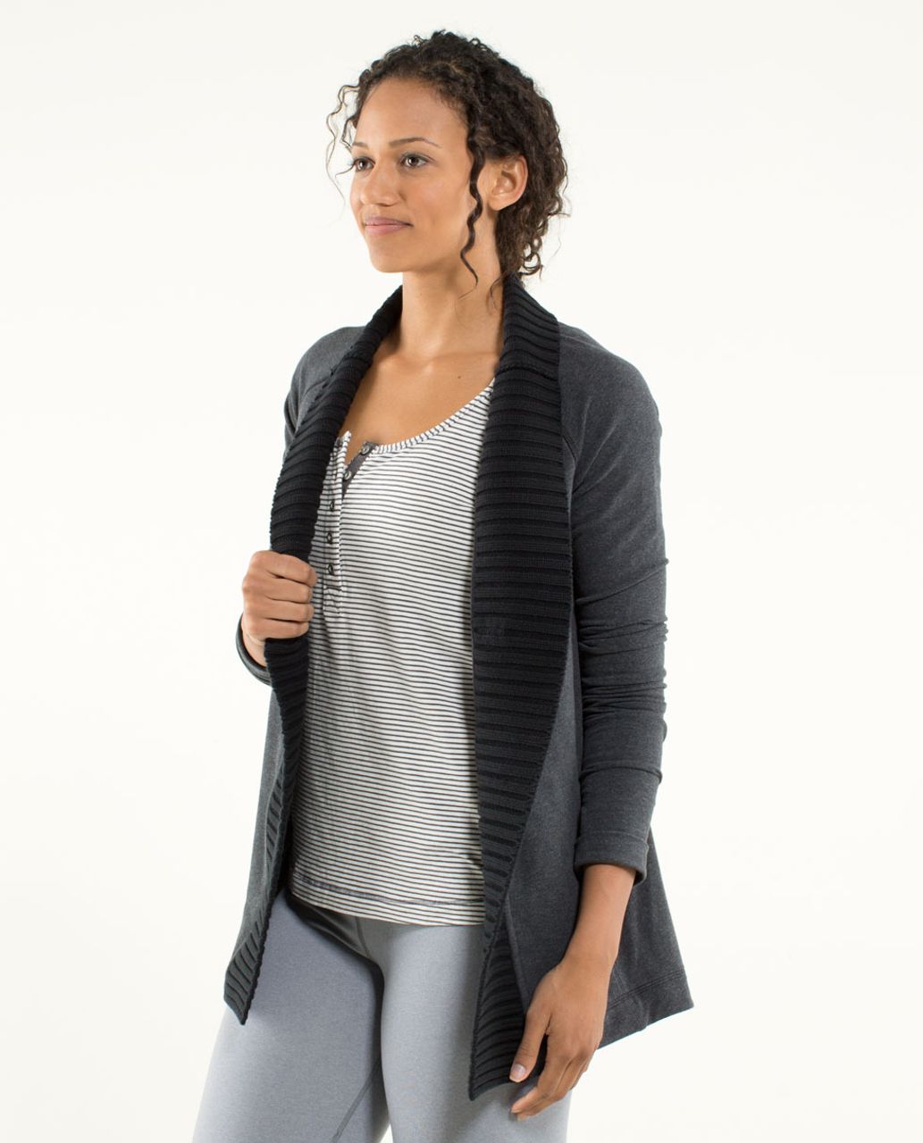 Lululemon Bliss Break Wrap - Heathered Black / Black / Black