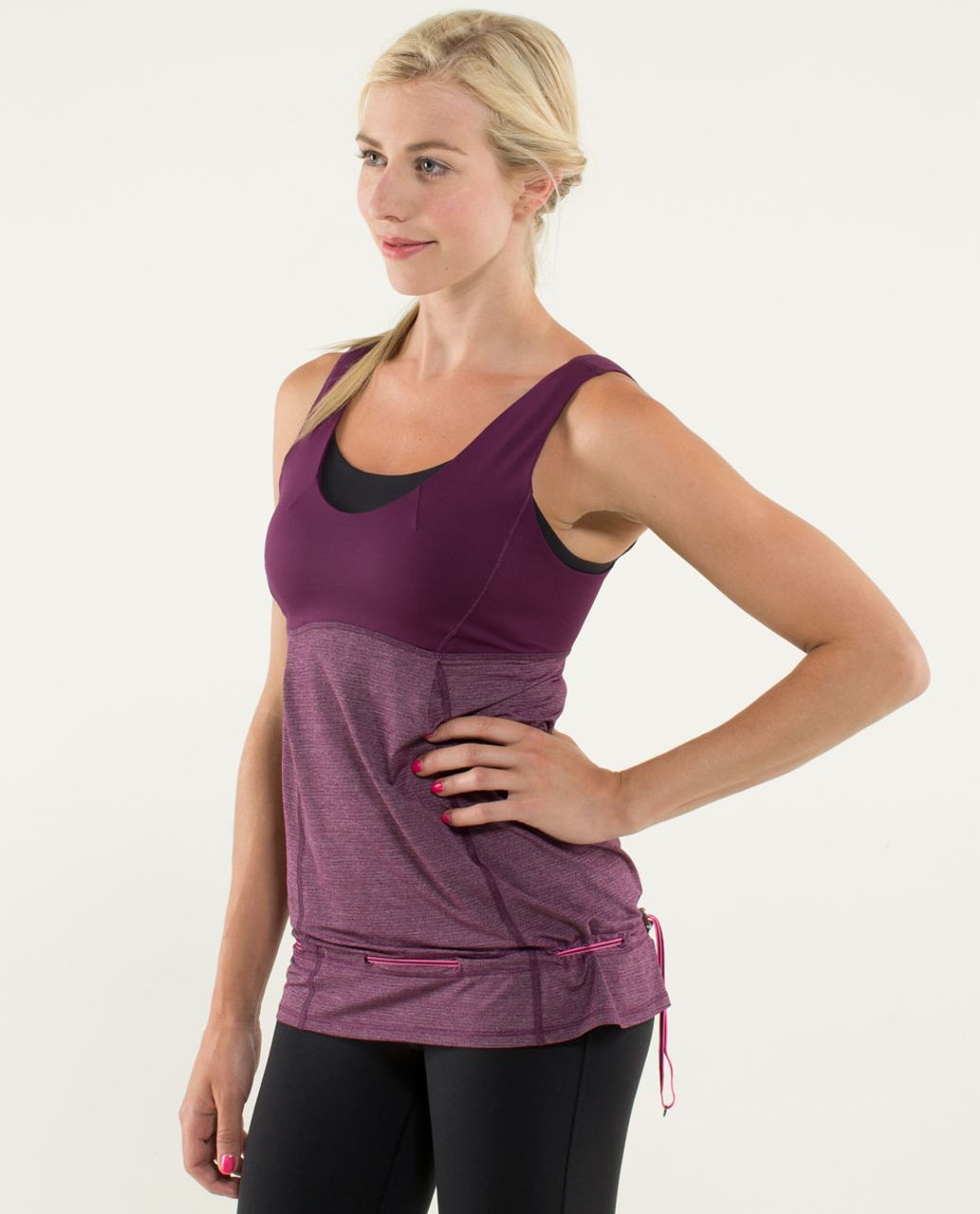 Lululemon Hustle & Bustle Tank - Plum