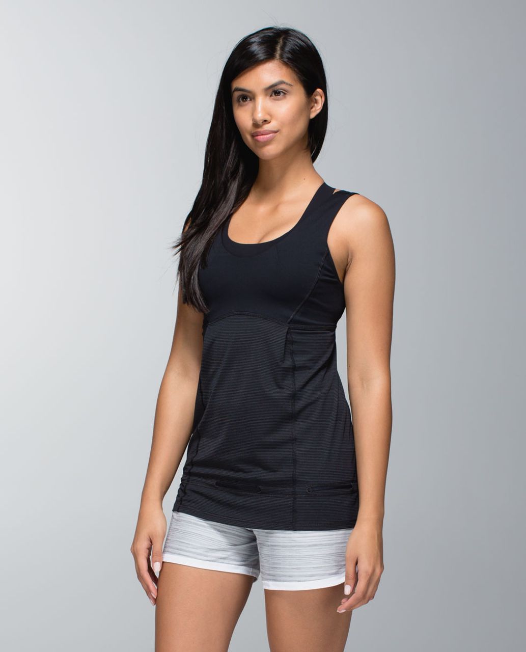 Lululemon Hustle & Bustle Tank - Black /  Black