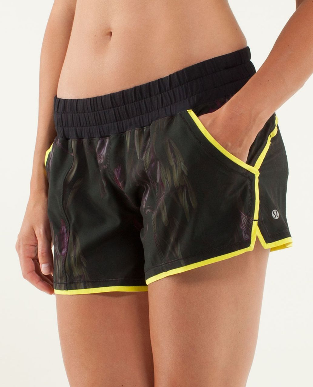 Lululemon Shake & Break Short - Midnight Iris Multi / Black