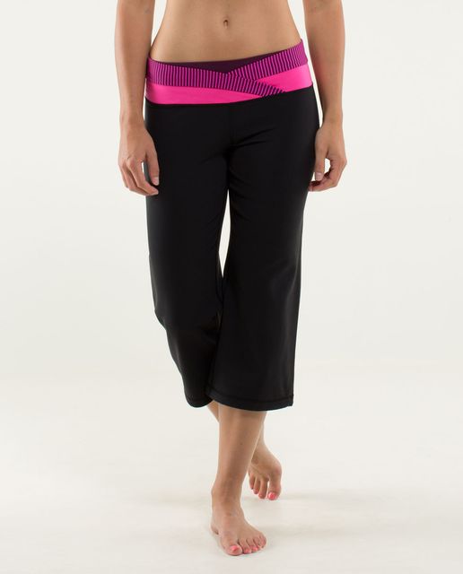 Lululemon Dharana Crop - Inkwell / Blue Moon / Ziggy Wee August Inkwell ...