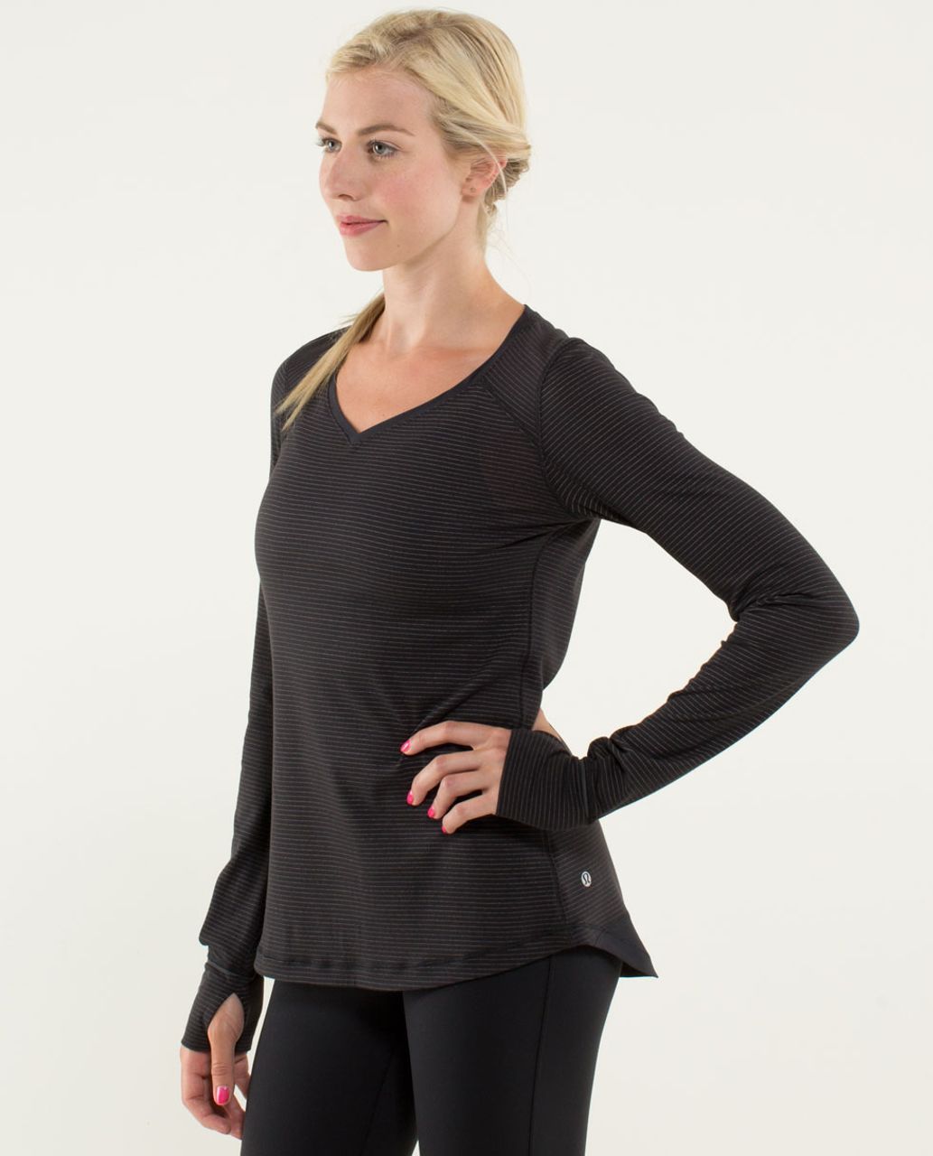 Lululemon Race Me Long Sleeve - Black