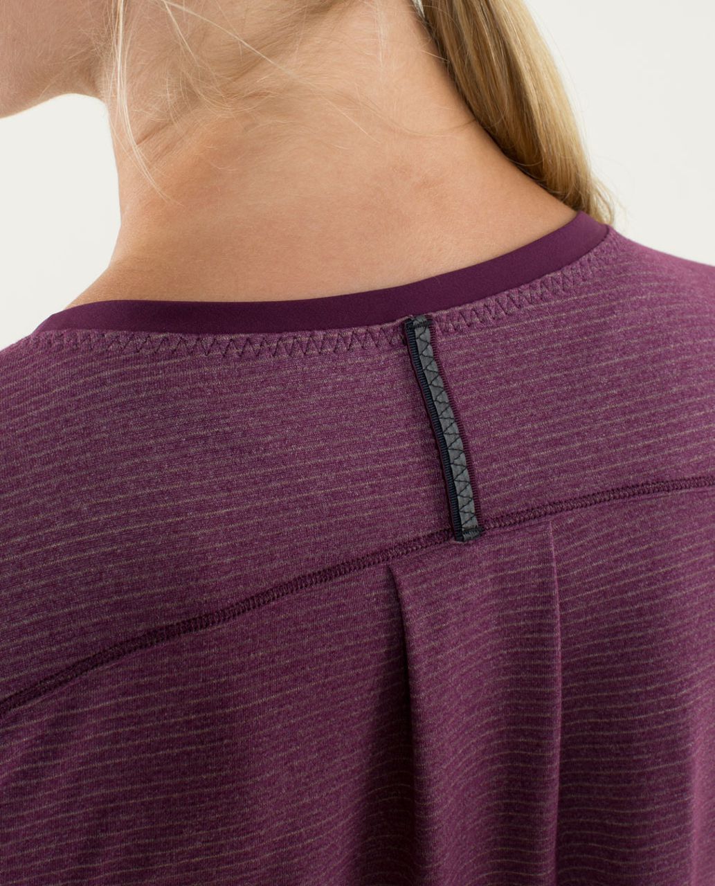 Lululemon Race Me Long Sleeve - Heathered Plum /  Plum