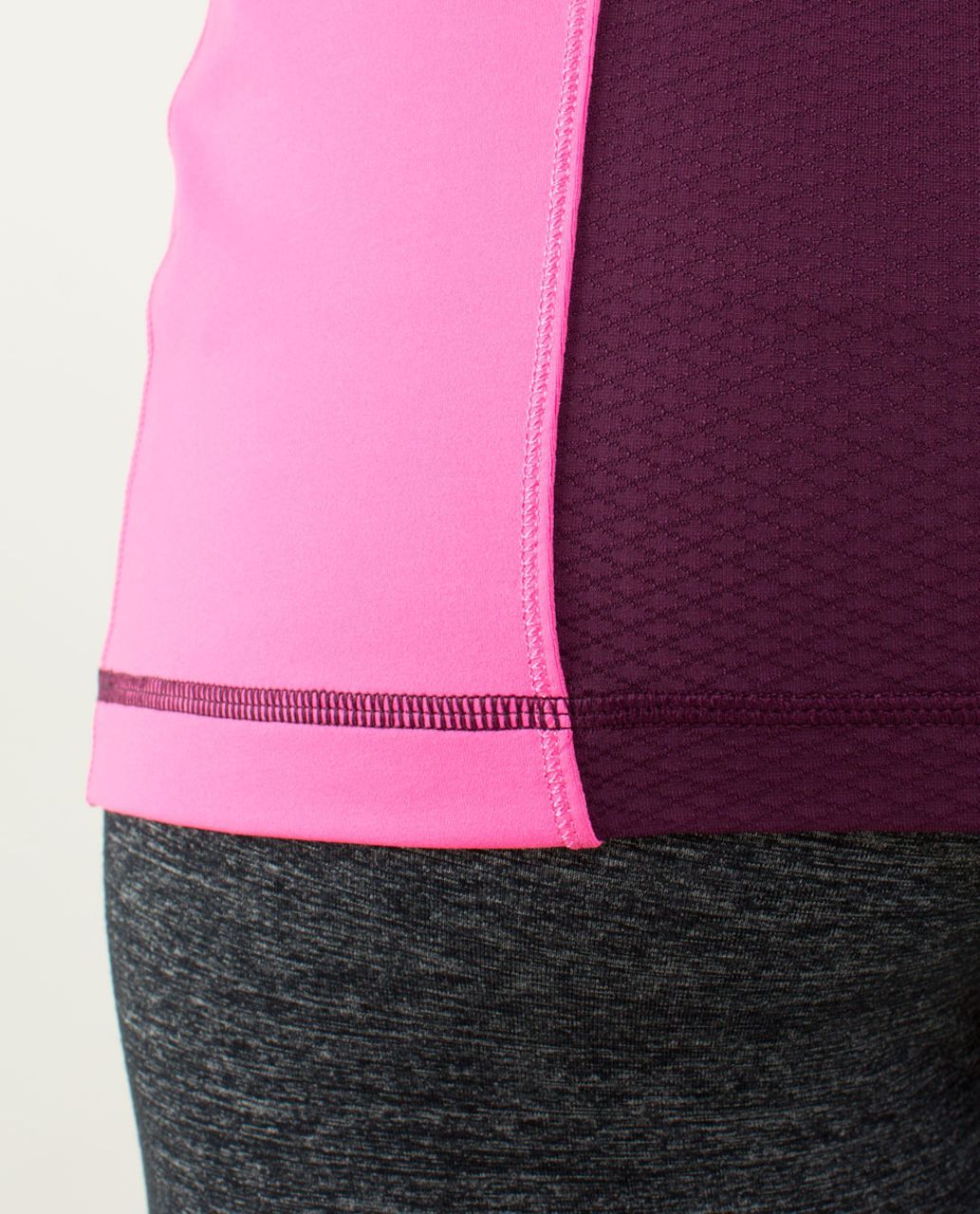 Lululemon Energy Tank - Hyper Stripe Raspberry Glo Light / Raspberry Glo Light / Plum