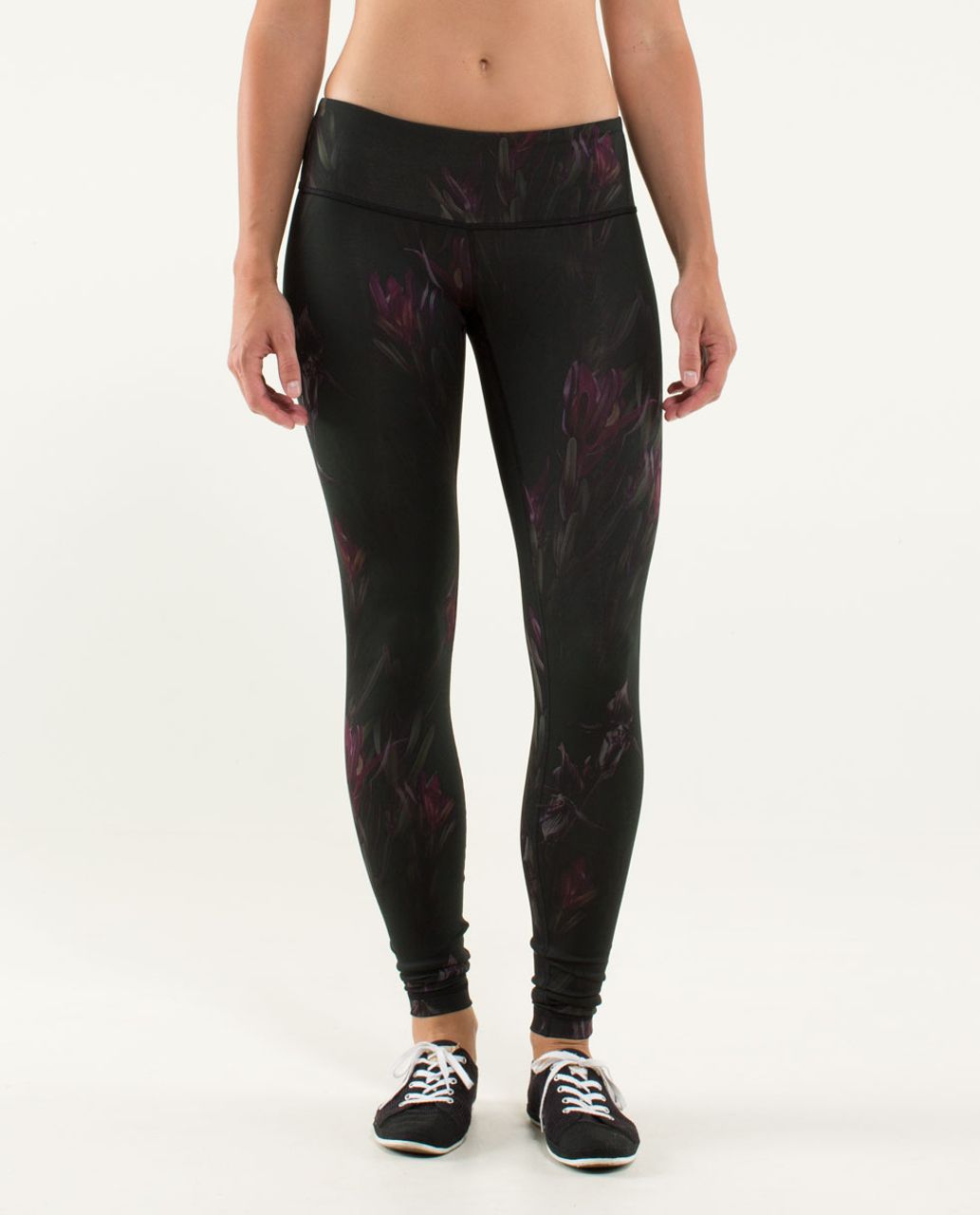 Lululemon Wunder Under Pant - Midnight Iris Multi / Black - lulu fanatics