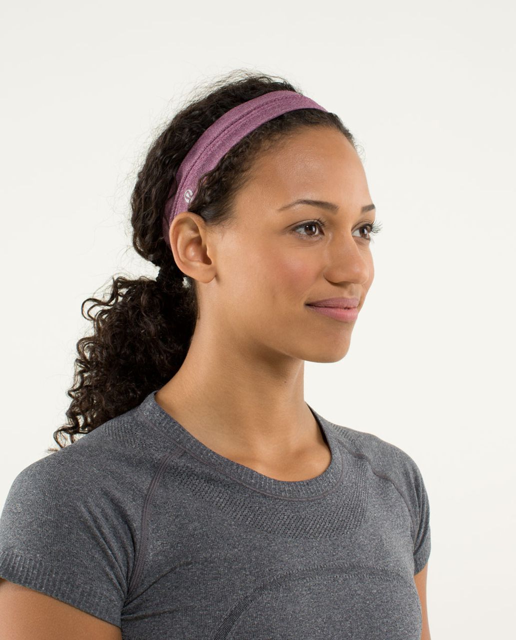 Lululemon Swiftly Headband - Heathered Plum