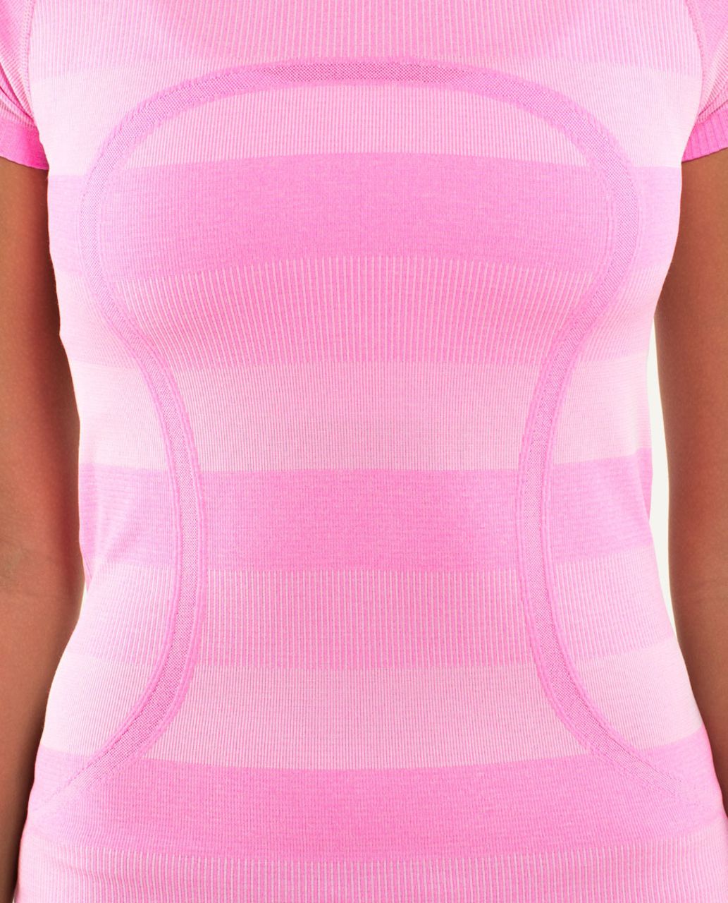 Lululemon Run:  Swiftly Tech Short Sleeve - Heathered Raspberry Glo Light