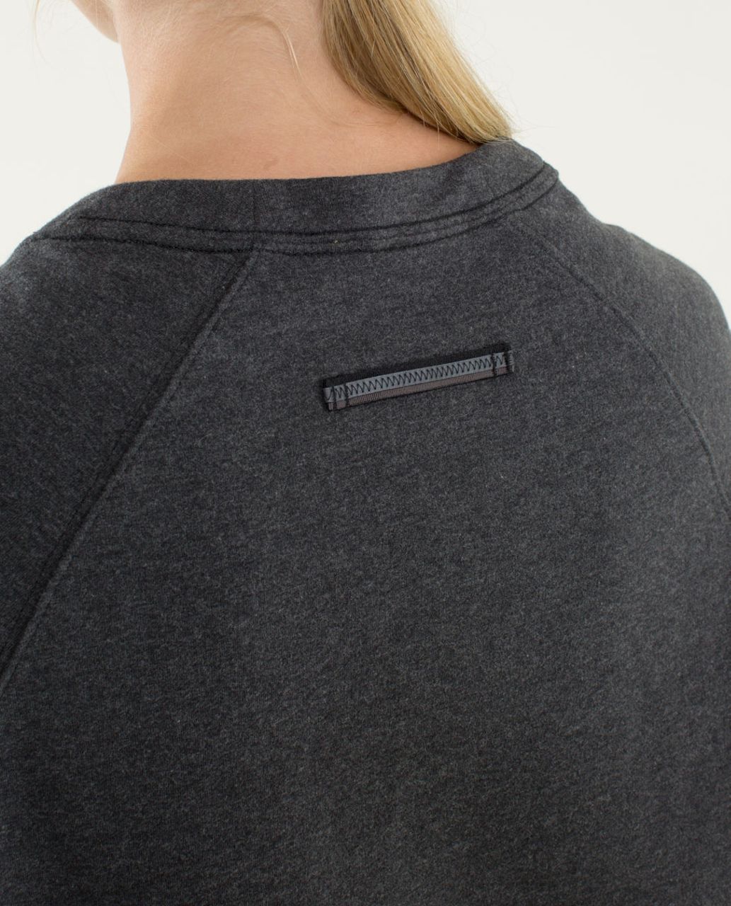 Lululemon Half Cut Pullover - Heathered Black /  Black