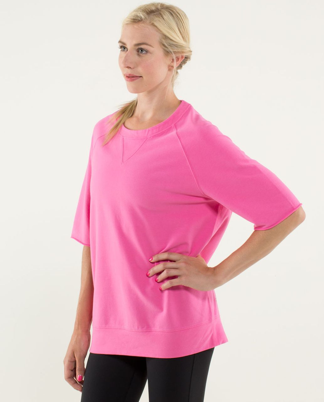 Lululemon Half Cut Pullover - Afterglo