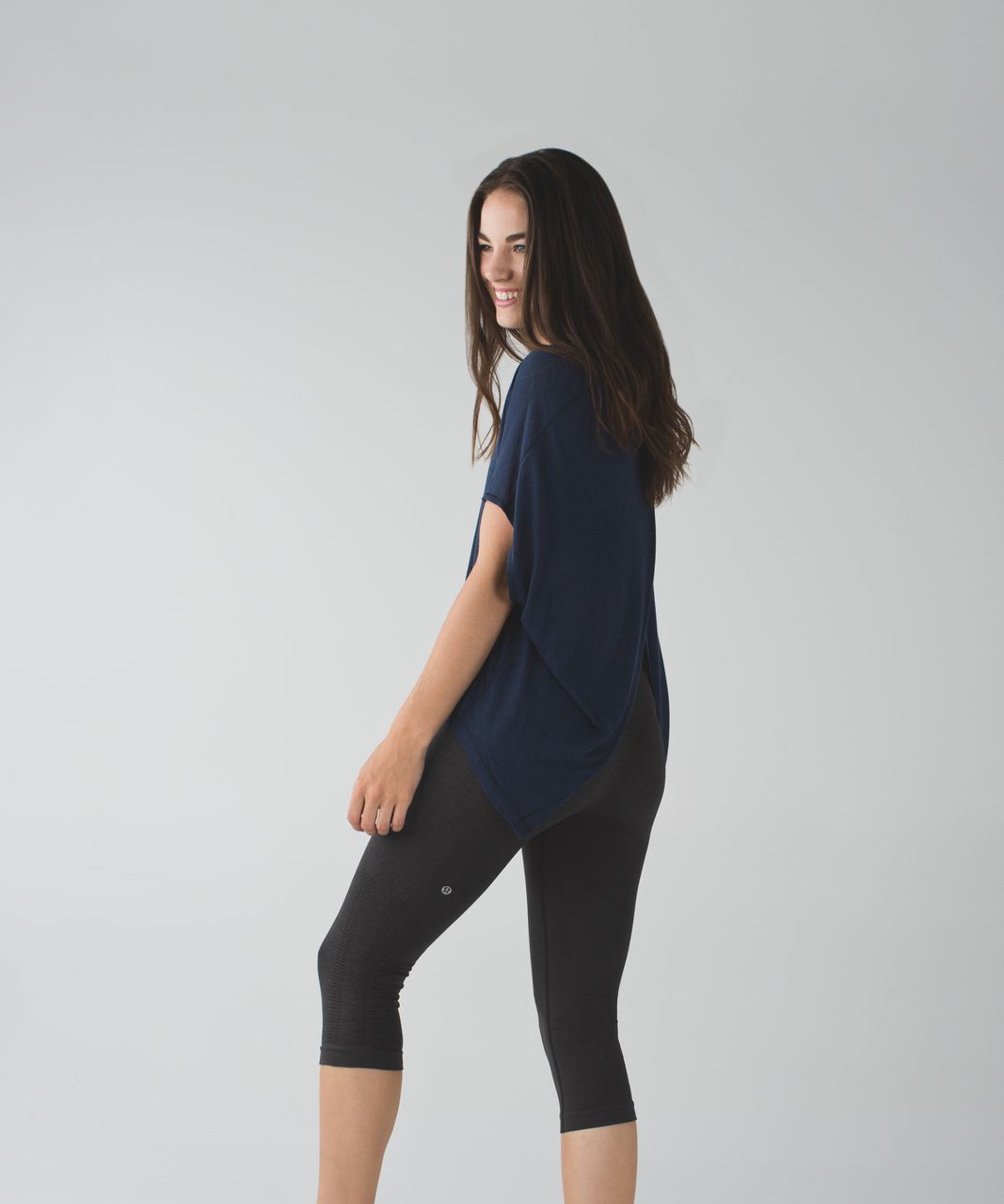 Lululemon in the flow crop leggings Size 8 - $28 - From Kristy