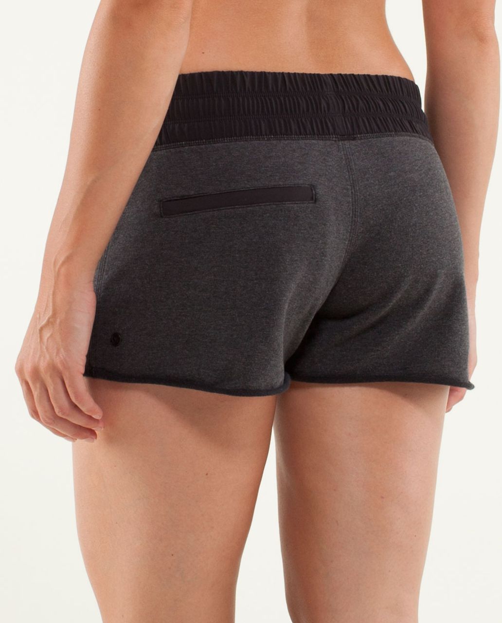 Lululemon Blissed Out Short II - Heathered Black / Black / Black