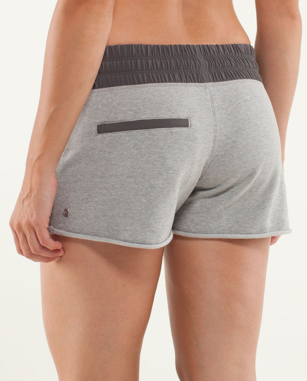 Lululemon Blissed Out Short II - Heathered Medium Grey / Silver Spoon / Soot Light