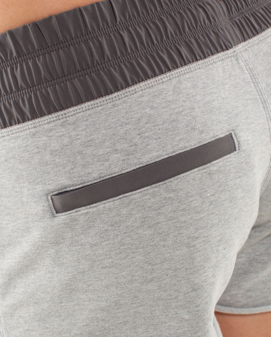 Lululemon Blissed Out Short II - Heathered Medium Grey / Silver Spoon / Soot Light