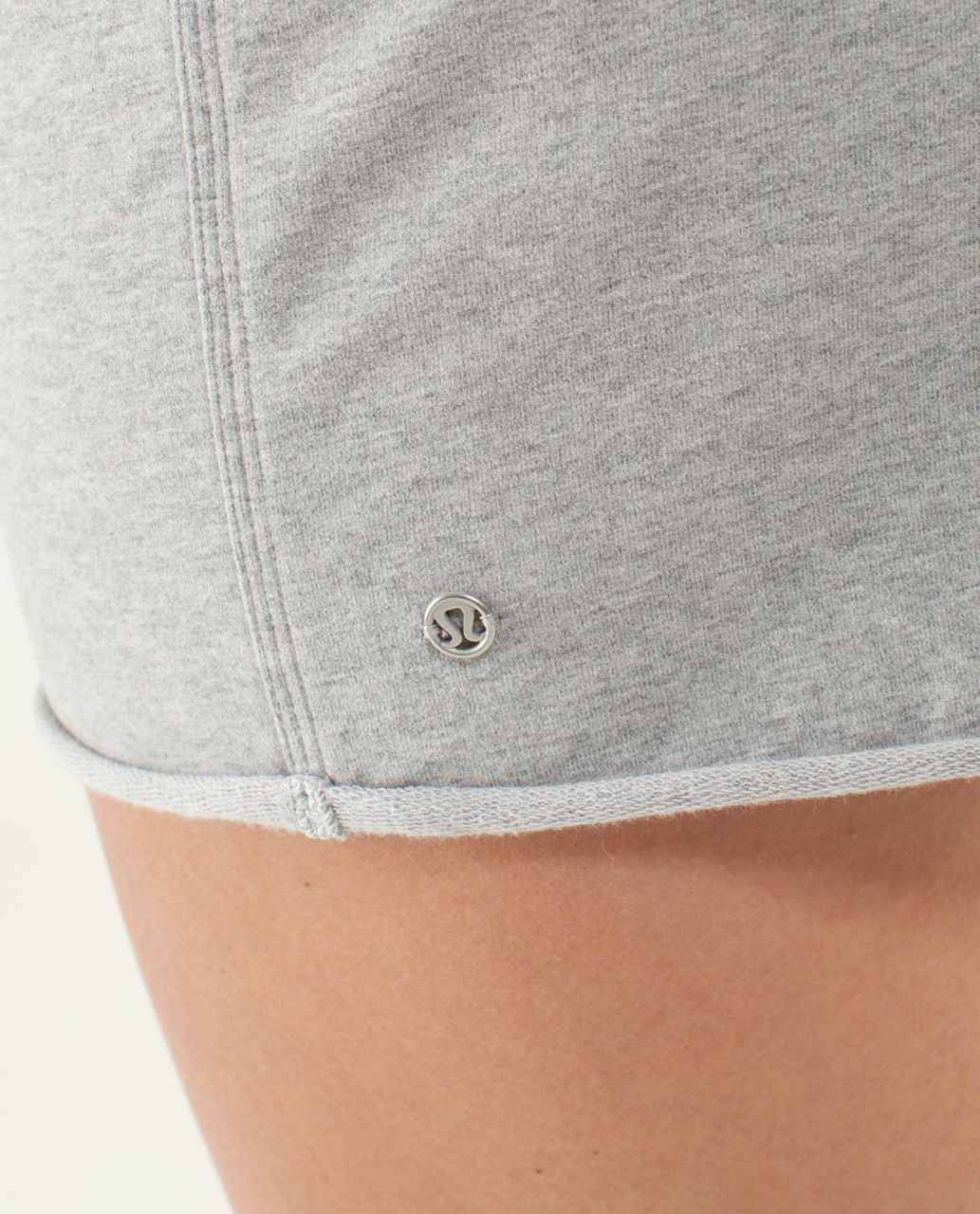 Lululemon Blissed Out Short II - Heathered Medium Grey / Silver Spoon / Soot Light