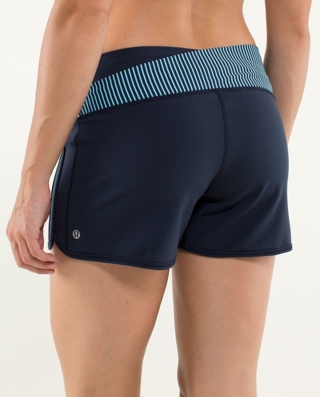 Lululemon Astro Short - Inkwell / Blue Moon / Hyper Stripe Blue Moon