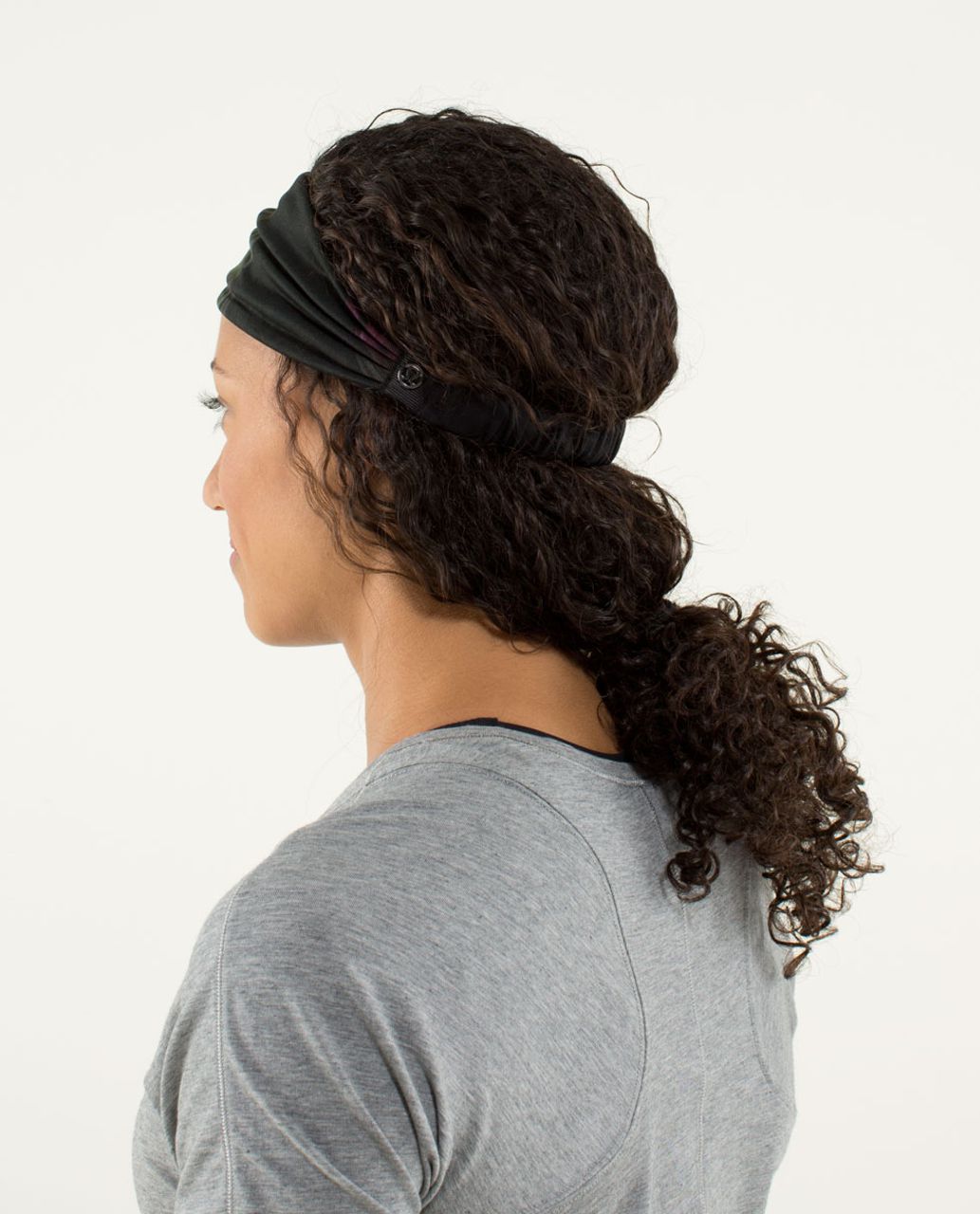 Lululemon Bang Buster Headband *Reversible - Midnight Iris Multi / Black