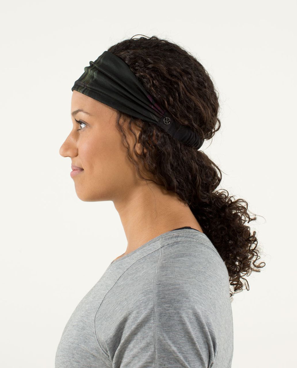 Lululemon Bang Buster Headband *Reversible - Midnight Iris Multi / Black