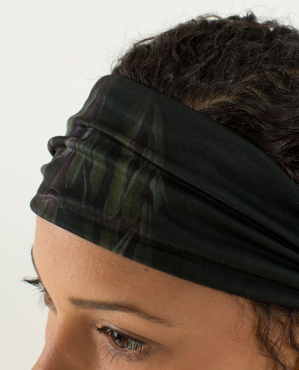 Lululemon Bang Buster Headband *Reversible - Midnight Iris Multi / Black