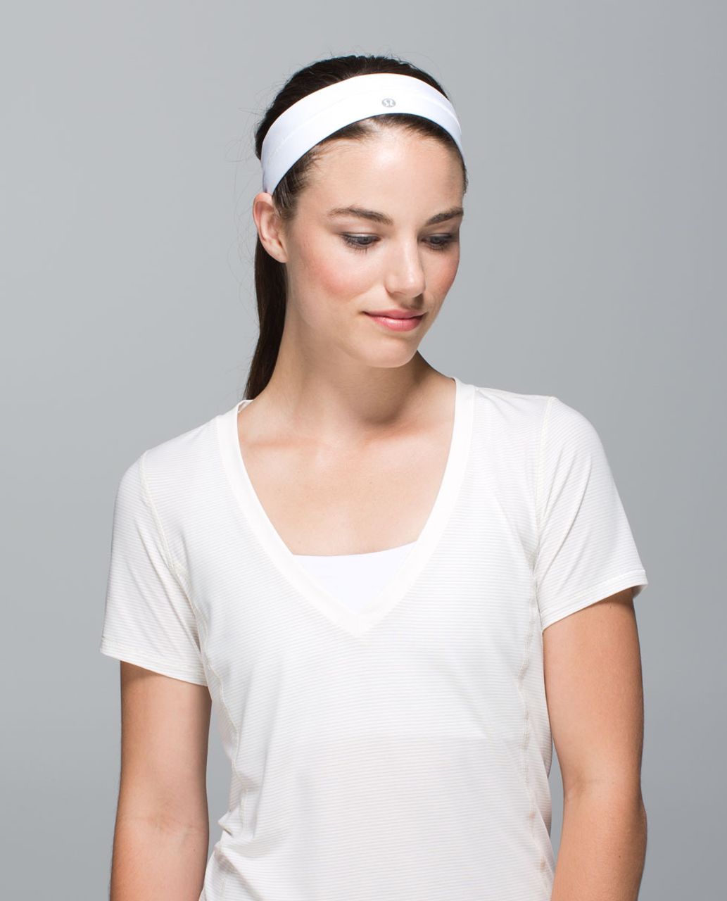 Lululemon Fly Away Tamer Headband - White