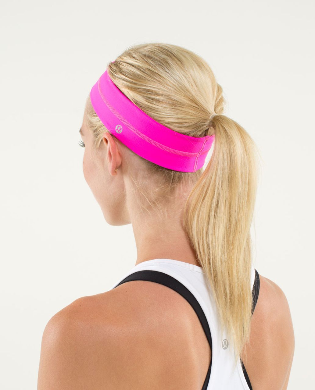 Lululemon Fly Away Tamer Headband - Raspberry Glo Light