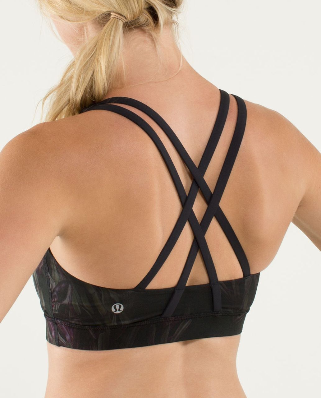 Lululemon Energy Bra - Midnight Iris Multi / Black