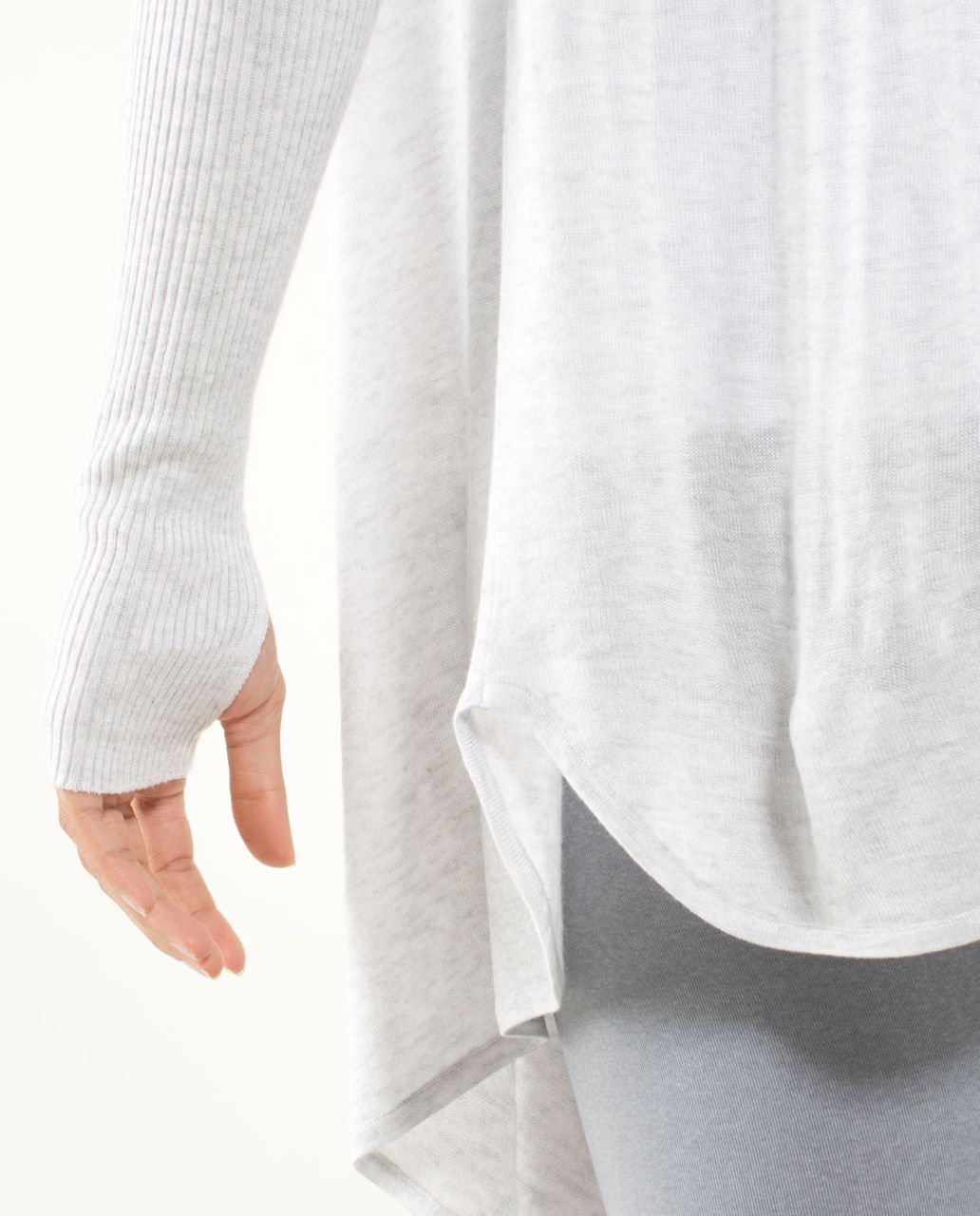 Lululemon Universal Wrap - Heathered White (First Release) - lulu fanatics