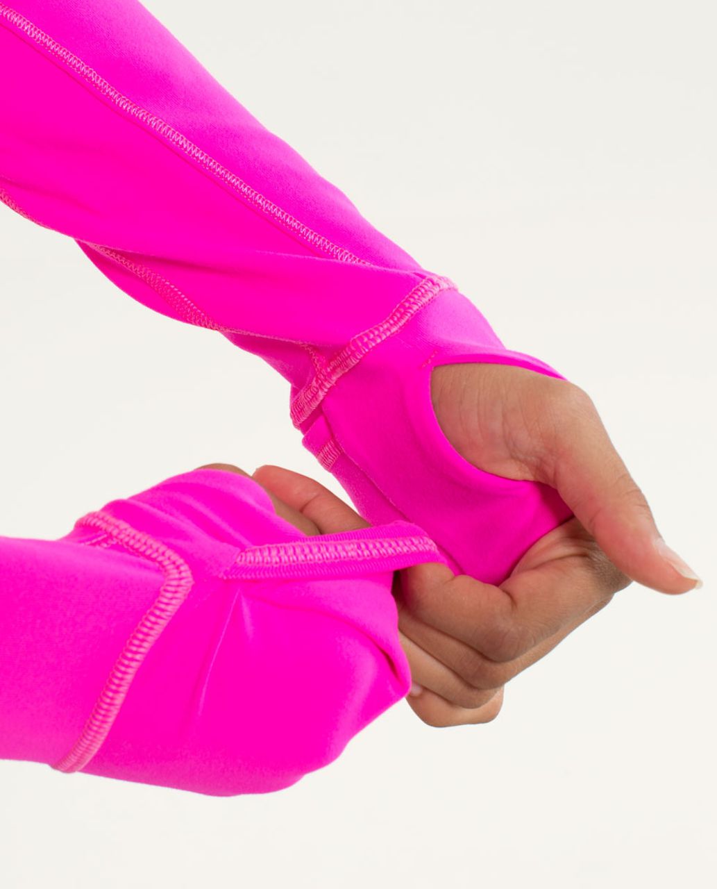 Lululemon Forme Jacket *Cuffins - Raspberry Glo Light / Hyper Stripe Raspberry Glo Light