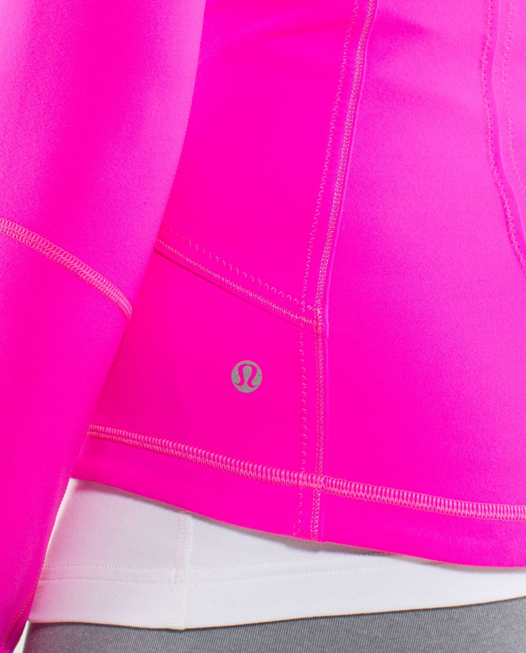 Lululemon Forme Jacket *Cuffins - Raspberry Glo Light / Hyper Stripe Raspberry Glo Light