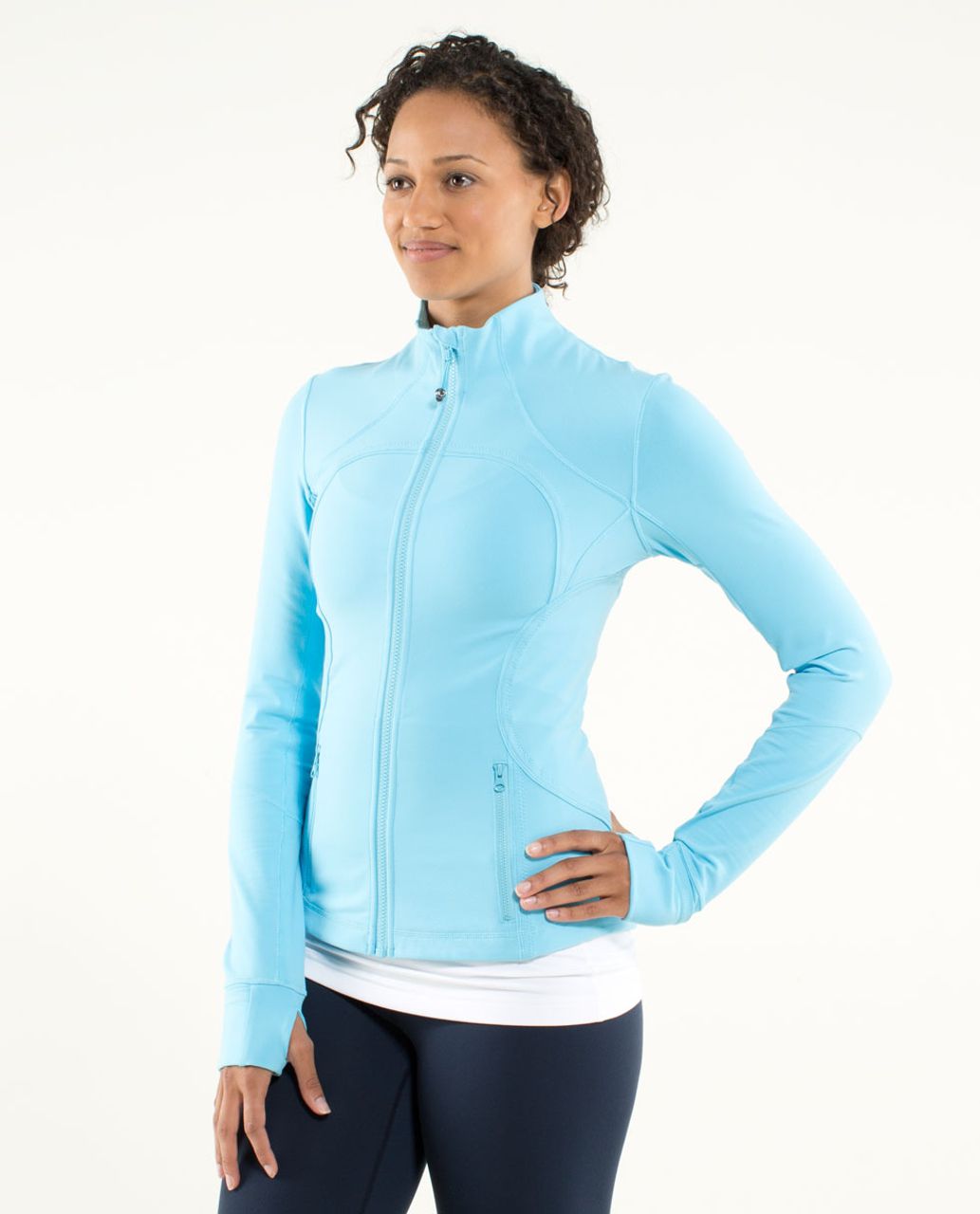 Lululemon Forme Jacket *Cuffins - Blue Moon - lulu fanatics