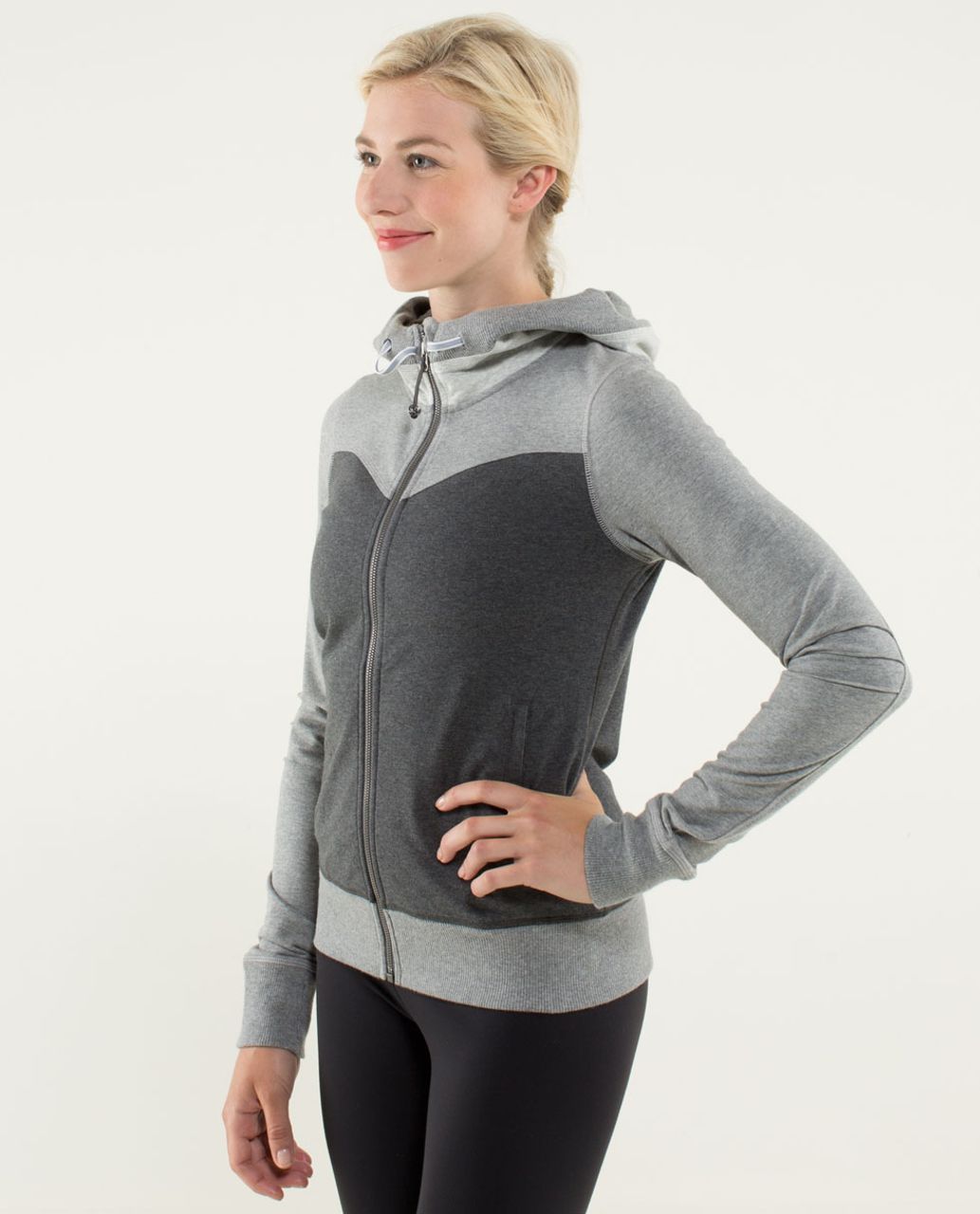 Lululemon Bliss Break Hoodie - Heathered Dark Grey / Heathered Medium Grey / Heathered Light Grey