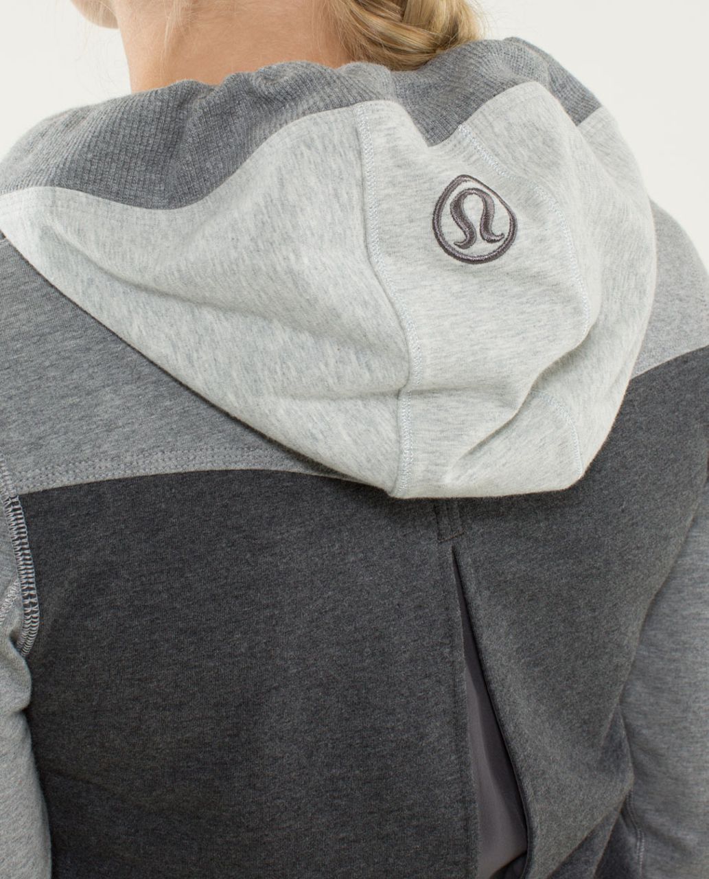 LULULEMON Heathered Black Grey Athletic Lightweigh