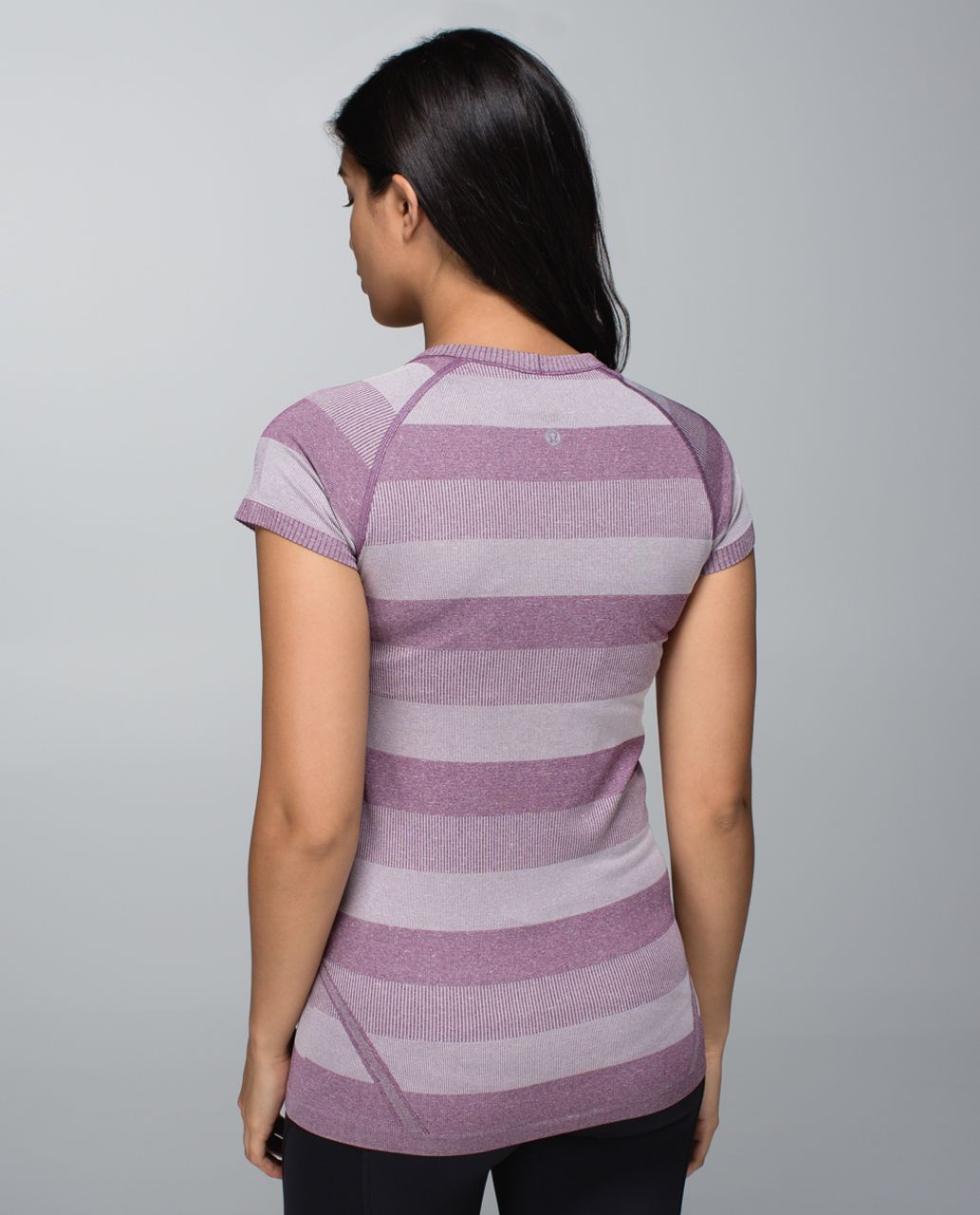 Lululemon Run:  Swiftly Tech Short Sleeve - Heathered Plum