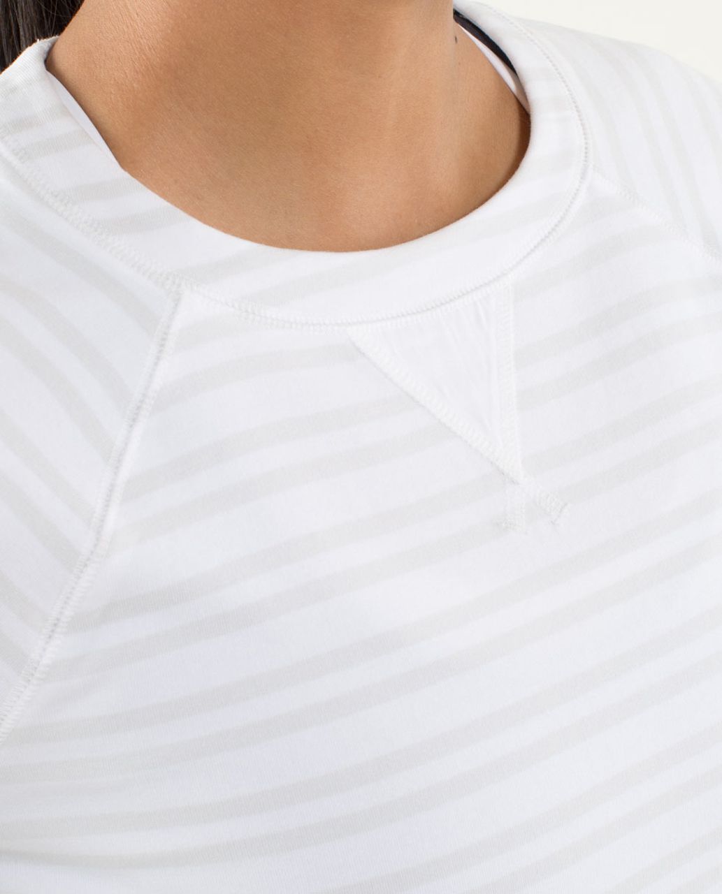 Lululemon Voyage Pullover *Tencel - Twin Stripe Nimbus / White - lulu ...