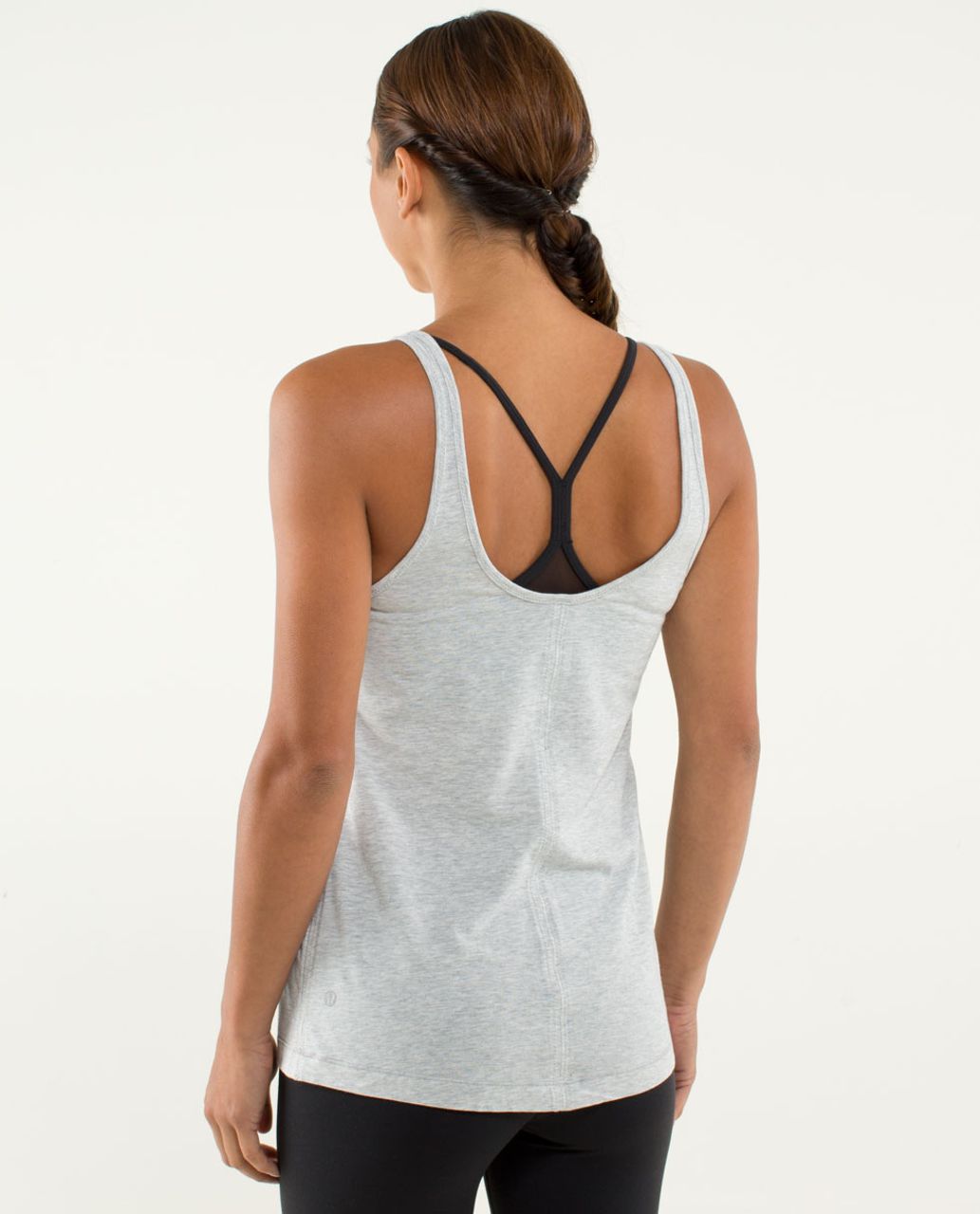 Lululemon Heart Opener Tank - Heathered Light Grey