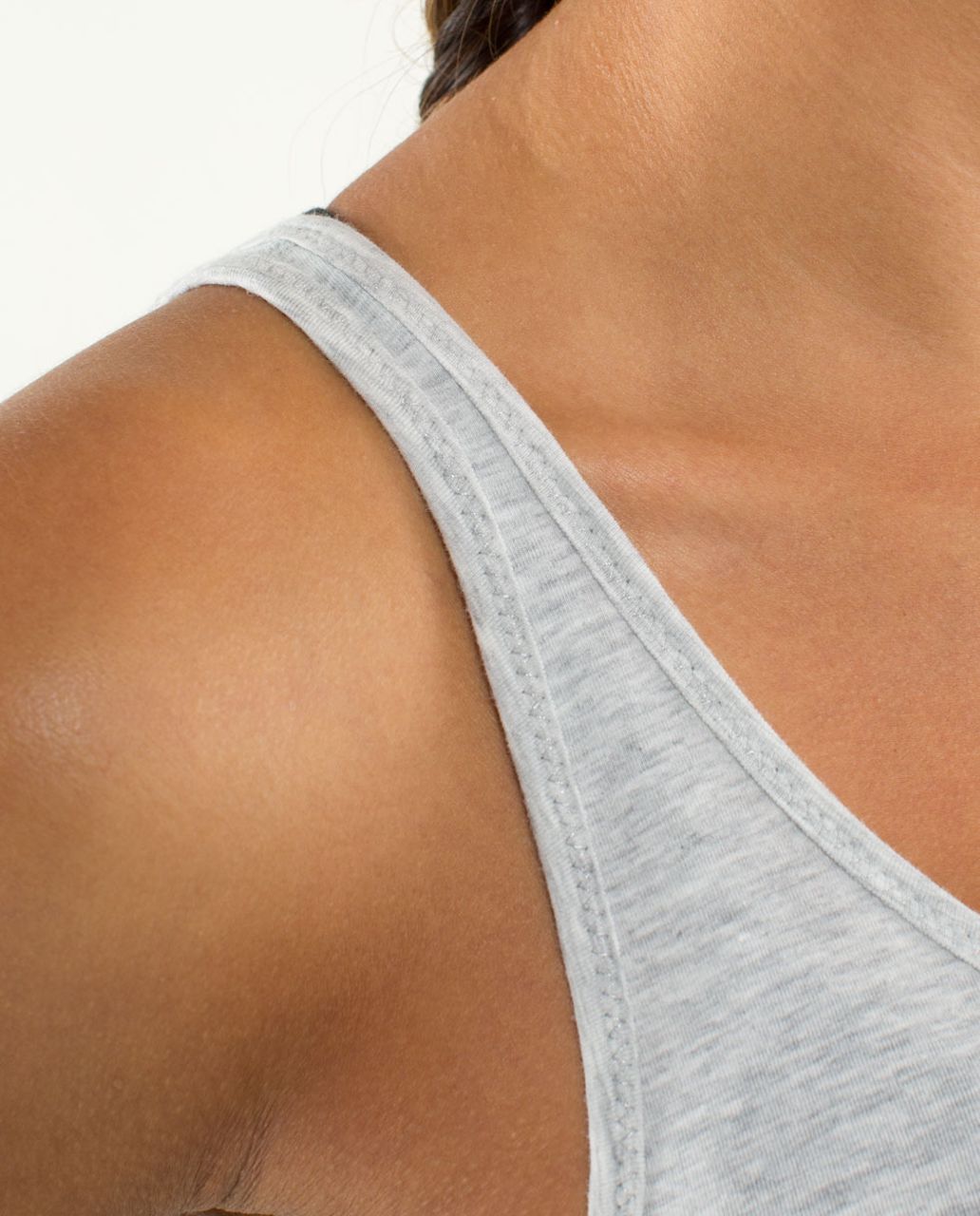 Lululemon Heart Opener Tank - Heathered Light Grey