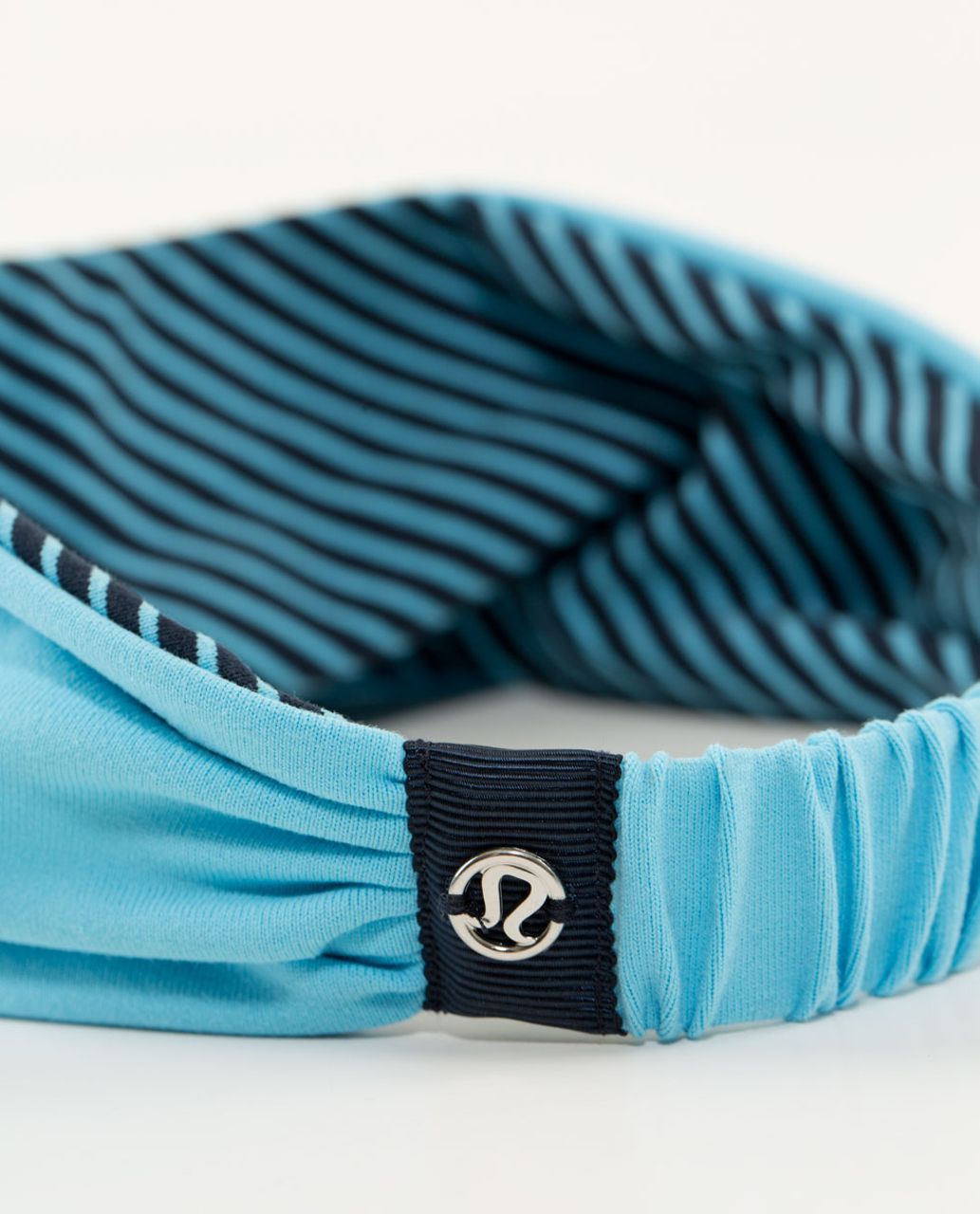 Lululemon Bang Buster Headband *Reversible - Blue Moon / Hyper Stripe Blue Moon