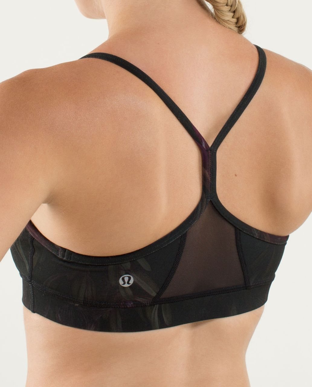 Lululemon Flow Y Bra IV - Midnight Iris Multi / Black