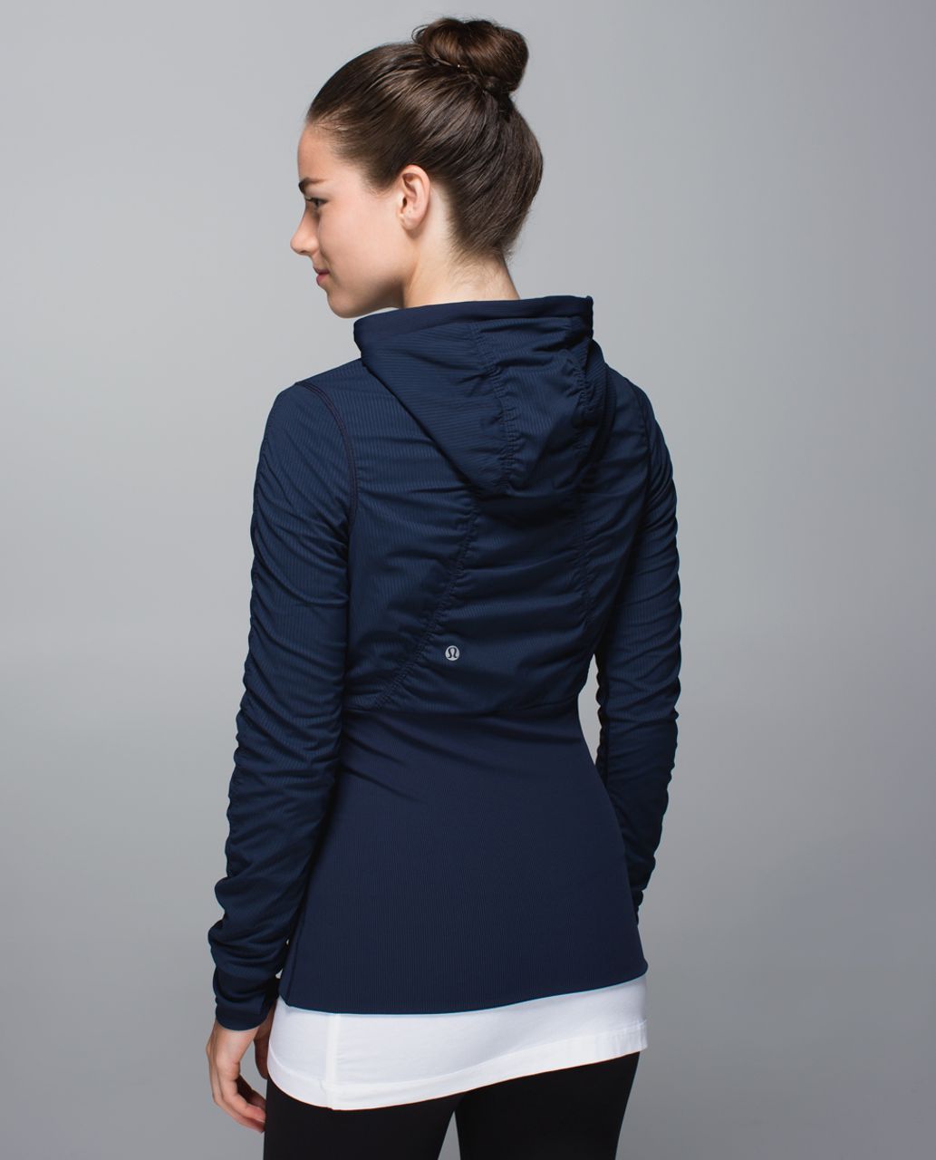 Lululemon Dance Studio Jacket Iii In Petrol Blue/heathered Petrol Blue