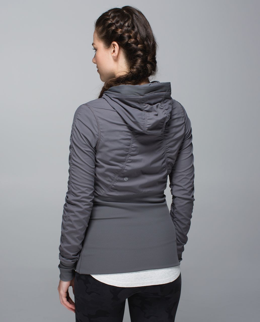 LULULEMON Dance Studio Jacket Hoodie gray reversible … - Gem